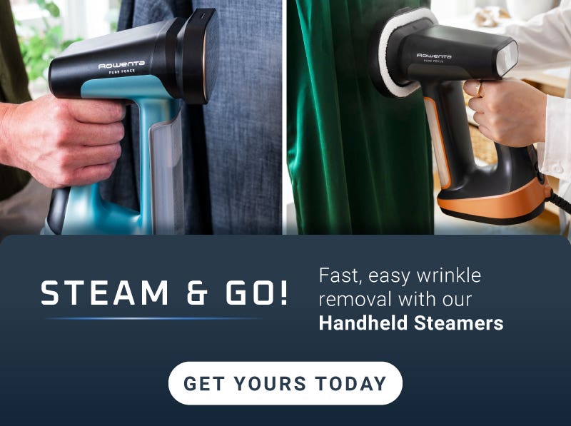 Steam & Ho - Fast, easy wrinkle removal with our Handheld Steamers - Get Yours Today